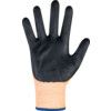 Cut Resistant Gloves, 13 Gauge Cut B, Size 10, Black & Orange, Nitrile Foam Palm, EN388: 2016 thumbnail-2