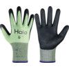 Cut Resistant Gloves, 13 Gauge Cut D, Size 10, Black & Green, Nitrile Foam Palm, EN388: 2016 thumbnail-0