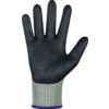 Cut Resistant Gloves, 13 Gauge Cut D, Size 9, Black & Green, Nitrile Foam Palm, EN388: 2016 thumbnail-2