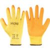 Mechanical Hazard Gloves, Orange/Yellow, Cotton/Polyester Liner, Latex Coating, EN388: 2016, 2, 1, 4, 3, X, Size 10 thumbnail-0
