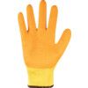 Mechanical Hazard Gloves, Orange/Yellow, Cotton/Polyester Liner, Latex Coating, EN388: 2016, 2, 1, 4, 3, X, Size 10 thumbnail-2