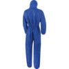 Disposable Hooded Coveralls, Type 5/6, Blue, Small, 27-36" Chest thumbnail-1