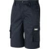 Cargo Shorts, Black, 38" Waist, Polycotton thumbnail-0