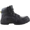 Womens Safety Boots, Size, 6, Black, Leather Upper, S1P thumbnail-1