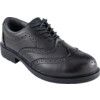 Brogue Safety Shoes, Black, Size 13, Composite Toe Cap, S3 SRC thumbnail-0