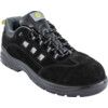 Safety Trainers, Black, Leather Upper, Composite Toe Cap, S1P, Size 7 thumbnail-0