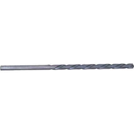 E100, Extra Length, Long Series Drill, 5.5mm, Straight Shank, High Speed Steel, Steam Tempered