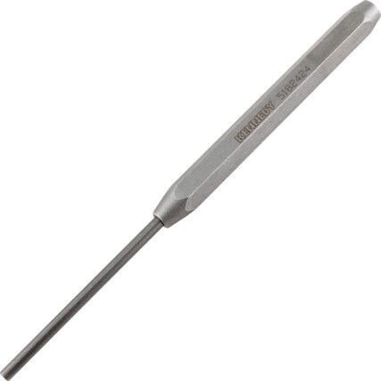 Chrome Vanadium/Steel, Pin Punch, Point 4mm, 185mm