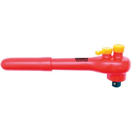 1/2in. Drive,  Insulated Ratchet, 1/2in. A/F,  Metric
