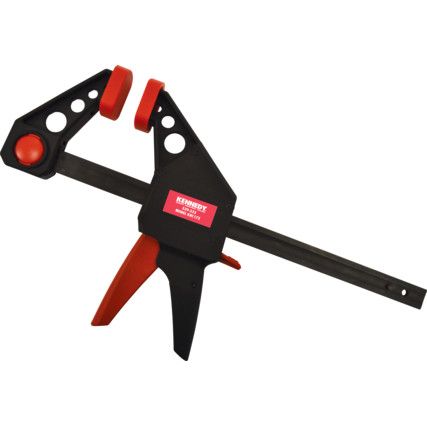 37in./925mm Quick Clamp, Nylon Jaw, 180kg Clamping Force, Pistol Grip Handle