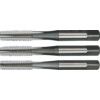 Hand Tap Set , 9/16in.  x 18, UNF, High Speed Steel, Bright, Set of 3 thumbnail-0