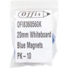 20mm WHITEBOARD MAGNETS BLUE (PK-10) thumbnail-1