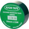 Adhesive Hazard Tape, PVC, Green, 50mm x 33m thumbnail-2