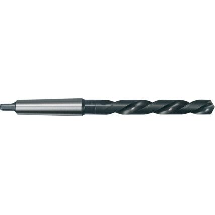 Taper Shank Drill, MT1, 10mm, Cobalt High Speed Steel, Standard Length
