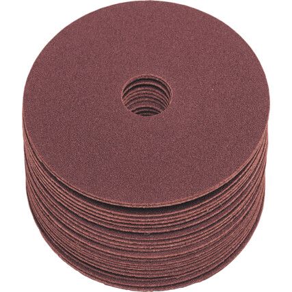 100 x 16mm General Purpose Aluminium Oxide Fibre Discs P24