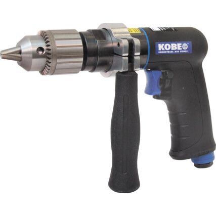 B2842, Air Drill, Air, 800rpm, Keyed, 1.5 to 13mm, 1/4in., 373W