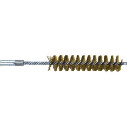 7/16in Double Spiral Power Brush c/w Universal - Brass.