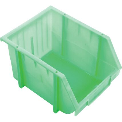 Storage Bins, Plastic, Green, 214x285x175mm