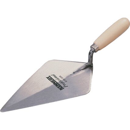 Carbon Tempered and Hardened Steel, Brick Trowel, 254mm x 140mm