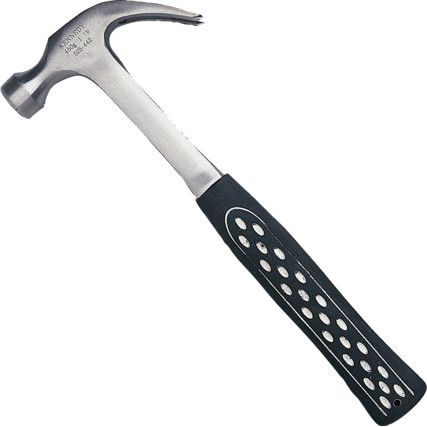 Claw Hammer, 16oz., Steel Shaft, Anti-vibration