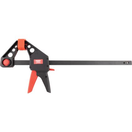 13in./325mm Quick Clamp, Nylon Jaw, 180kg Clamping Force, Pistol Grip Handle