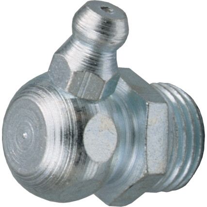 Hydraulic Nipple, 90°, 1/8" BSP(T), Steel