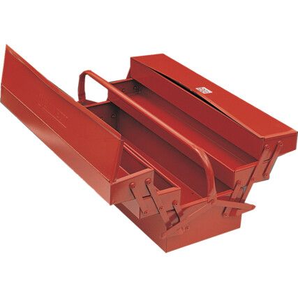 Cantilever Tool Box, Steel, (L) 430mm x (W) 205mm x (H) 205mm