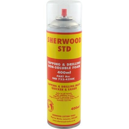 STD Tapping & Drilling, Tapping/Drillling Foam Lubricant, Aerosol, 400ml