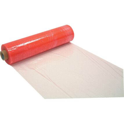 Stretch Wrap Roll - 400mm x 300M - 17 Micron - Extended Core Red
