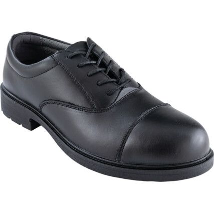 Oxford Safety Shoes, Black, S3, SRC, Size 6, Composite Toe Cap